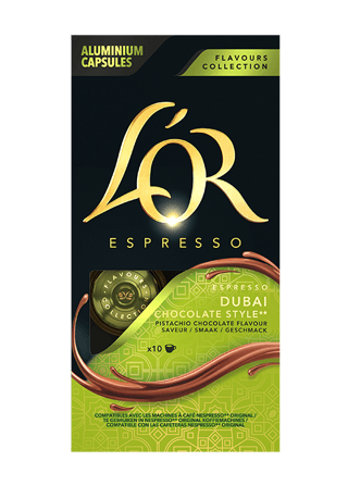 4100062 L'OR Espresso Dubai Choc Style NCC x10 caps, 52g
