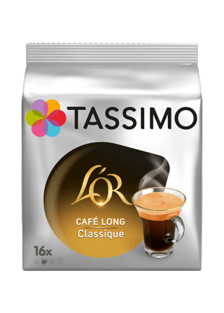 lor tassimo cafe long classique 16x front