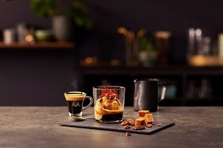 espresso rece cu caramel